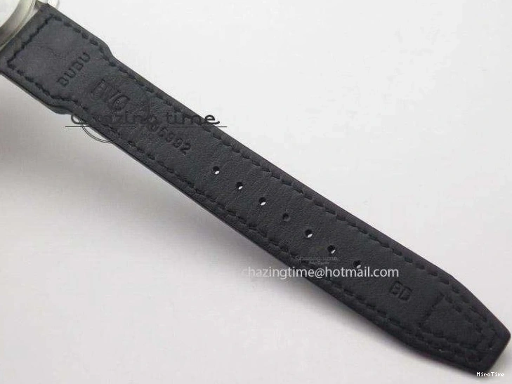 MIROTIME 0124 Timeless Big Pilot Real PR IW500901 ZF 1:1 Best Edition On Black Leather Strap A 7340